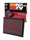 K&N Vervangingsluchtfilter compatibel met BMW 3-serie E36, 5-serie E39, X3, Z3, Z4 (33-2070)