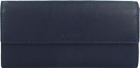 Esquire Viktoria Portemonnee RFID Leer 18,5 cm - Dames - Horizontaal - Navy