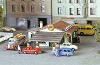 Faller - Gas station - FA232542 - Model Railway Scale N