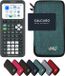 Texas Instruments TI-84 Evo-T Grafische Rekenmachine met WYNGS Beschermhoes - Turkoois