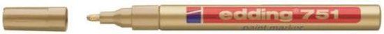edding Glanslakmarker 751 Rond 1-2 Mm Aluminium Goud