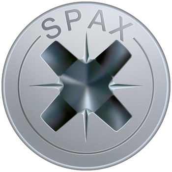 Spax Universeel schroef, 4 x 35 mm, 1000 stuks, deel schroefdraad, platkop, kruiskop Z2, 4CUT, WIROX - 0291010400355