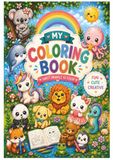 Easy Cute Animals Coloring Book