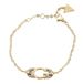 GUESS Oh My G Logo & Crystals Bracelet Yellow Gold goudkleurig