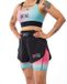 2IN1 Metal Boxe Short 2 in 1 dames Miami Vice L