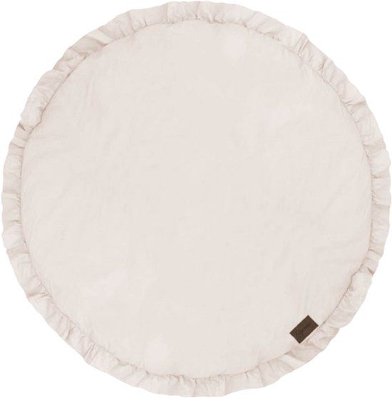 MorDesign Boxkleed Rond Ruffle Sand