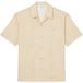 Lacoste chemise à manches courtes beige homme