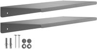 Sotech 2 stuks Wandplank HOVER-IV 350x130x30mm antraciet