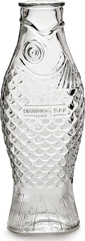 Serax Fish & Fish Waterkaraf - 0.85L - Transparant