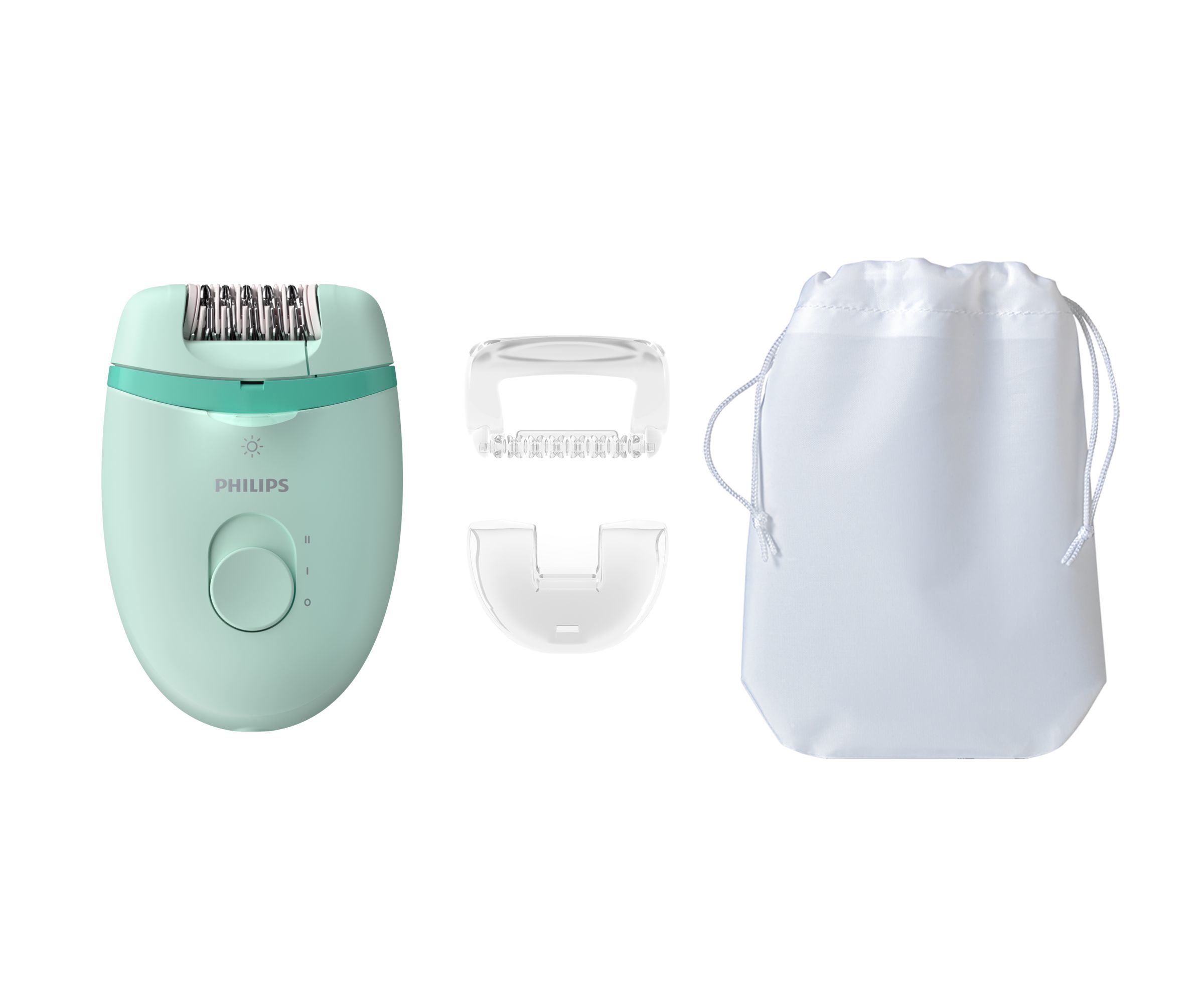 Philips Satinelle Essential BRE265/00 Epilator - Groen - Met Snoer