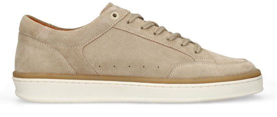Manfield Beige suède sneakers heren maat 42