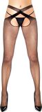 ANNE D'ALES Collant Ouvert Flavia Noir T4