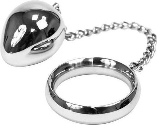 Bondage Play Donut Ring with Anal Egg - 45mm