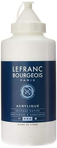 Lefranc & Bourgeois Lefranc Bourgeois 300453 fijne acrylverf - Titanium White - 750ml