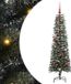 vidaXL Kunstkerstboom met 150 LED Groen 150 cm PVC, Plastic en Staal