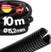 Kalitec 10 meter ribbelbuis NW 16, zwart