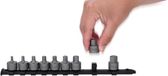 KS Tools Jeu de douilles 3/8" pour embouts à six pans creux courts 9 pièces 4-14 mm - 917.4000