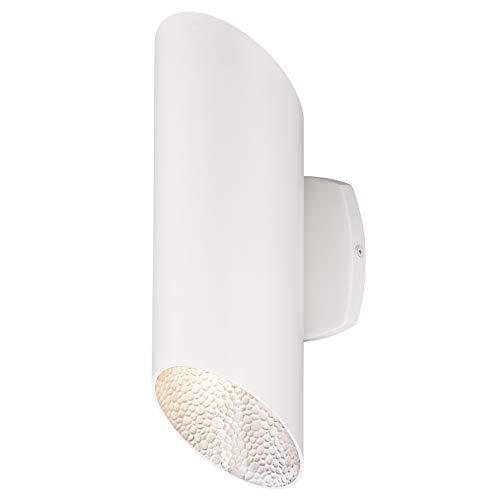 Westinghouse Lighting 63487 Buitenwandlamp, dimbaar led-licht naar boven en beneden, witte uitvoering