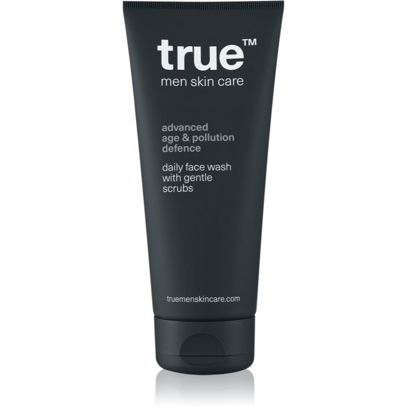 true men skin care Daily face wash with gentle scrubs