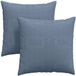 vidaXL Zitkussens 2 stuks Blauw 60 x 60 cm Corduroy stof