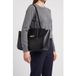 Calvin Klein Hardware Sac cabas à rabat Noir/Tumbled Deep Gold