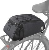 Unyqoos® Sacoche de selle de vélo, Sac de porte-bagages, Sac à dos, Sacoche latérale, pour vélo, VTT, vélo de route, Sac de cyclisme, noir