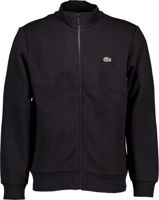 Lacoste Heren Sweatvest - Zwart - XXL - Met Rits