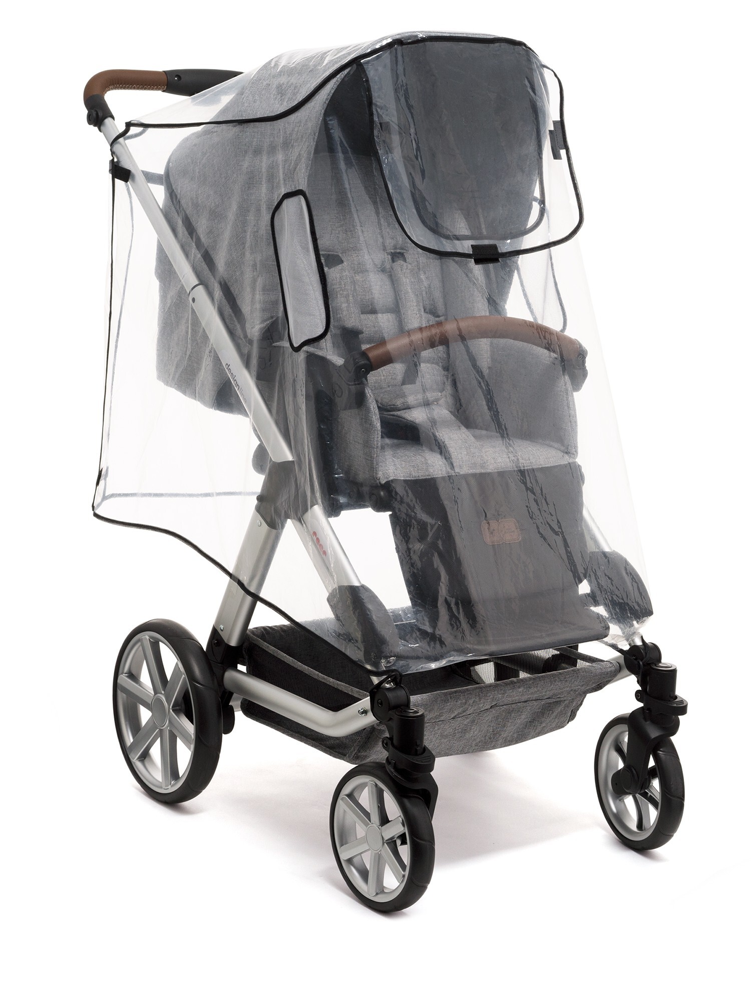 Jippie's RainCover Active rain cover for buggies and sports pushchairs transparant