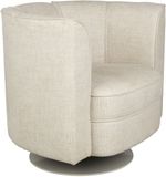 Dutchbone Flower Fauteuil/ Draaistoel Beige
