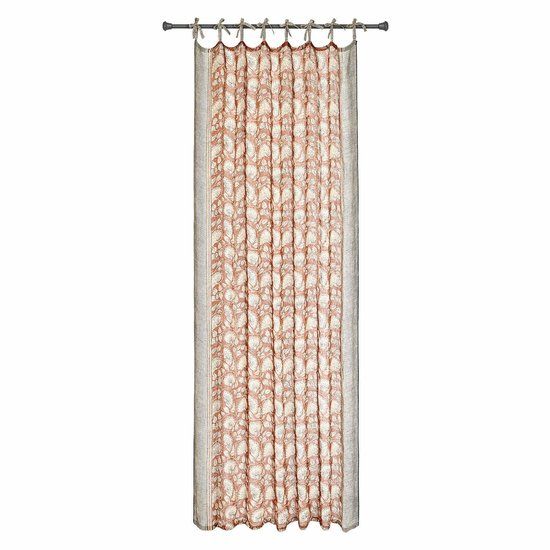 LOBERON Gordijn Lemisto roestrood/beige