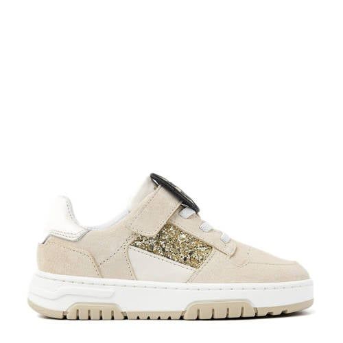 Nubikk Basket Court Jr leren sneakers beige