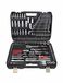 Awtools Black Line - Dopsleutelset - 216 Delig - CrV en CrMo Staal - Ergonomische Rhoekoepbak