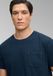 Superdry Classic Cotton Linen Pocket T-shirt Homme XL Eclipse Navy