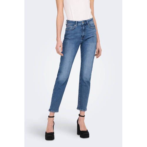 ONLY ONLEMILY High Waist Slim Fit Jeans - Medium Blue Denim