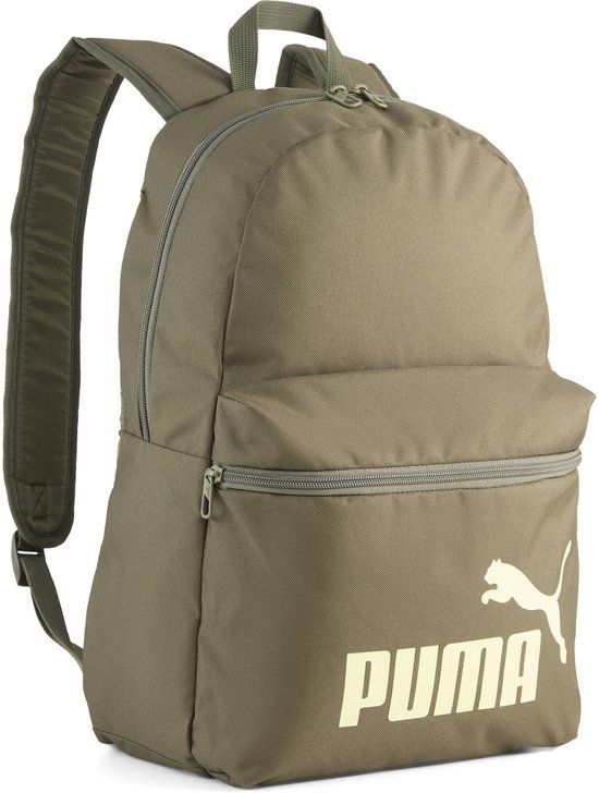 PUMA Phase Backpack Unisex Tas - Loden Green-Apple Spritz-No.1-Logo