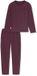 SCHIESSER Pyjama lang Heren Cacaobruin Effen Lange Mouw 73% Katoen 27% Polyester
