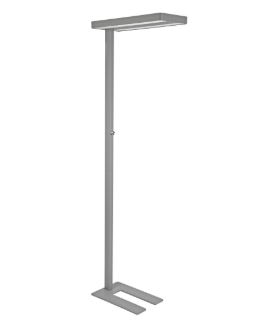 Maul 8258695 Vloerlamp - 7200 Lumen - 4000K - Dimbare LED - Roestvrijstaal