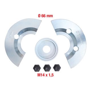 KS Tools halve schaal verlengset 6 stuks voor Ø 66 mm