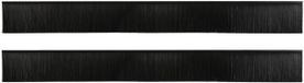 vidaXL Joint de porte adhésif 2 pièces Noir 100 cm Alliage d'aluminium