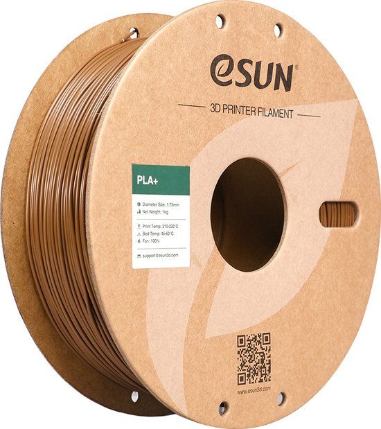 eSun PLA+ 1kg Brown 1.75mm 3D Printer Filament