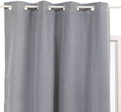 Atmosphera Rideau occultant Darla 140x260cm gris