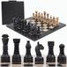Jeu d'échecs Jeu d'échecs marbre - Échiquier 38 cm - 32 pièces d'échecs - Échiquier en marbre