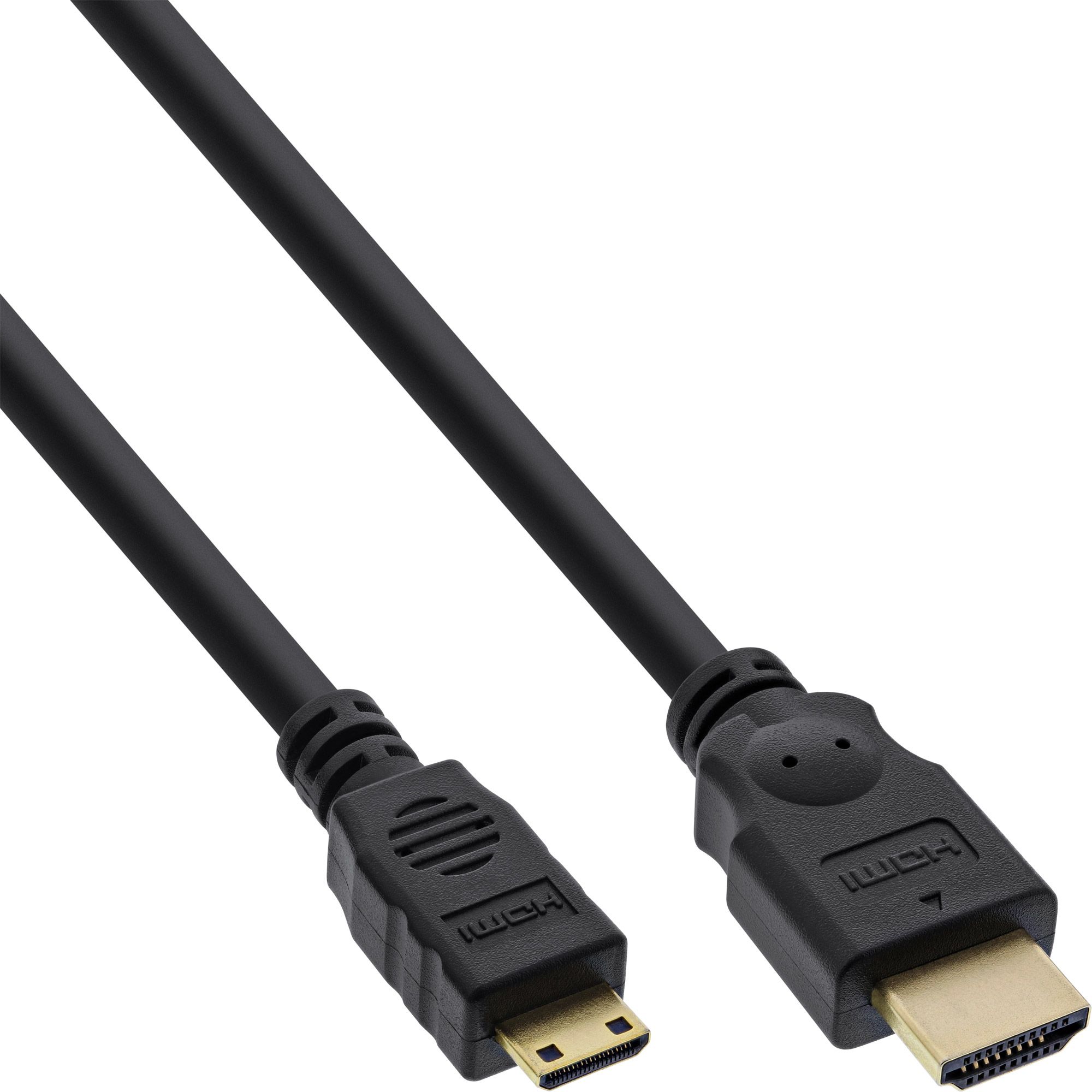 InLine 17460P HDMI kabel 10 m HDMI Type C (Mini) HDMI Type A (Standaard) Zwart