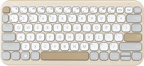 ASUS Marshmallow KW100 Toetsenbord Engels Beige