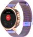 By Qubix - Milanese bandje met klemsluiting - 18mm - Geschikt voor Garmin Venu 3s / Vivoactive 4s / Venu 2s / Vivomove 3s / Forerunner 255s / 265s - Multicolor