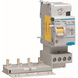 Hager BF425N differentiaalblok type A, voor M/N, 4P, 25A, 300mA