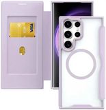 Selected by GSMpunt.nl Portemonnee Hoesje Geschikt voor Samsung Galaxy S26 Ultra | Compatibel met MagSafe / Qi2 | Wallet Book Case met Magneet | Beschermhoes met Pasjeshouder | Paars