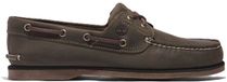Timberland Classic Boatshoe Homme Cuir Vert Olive Taille 42