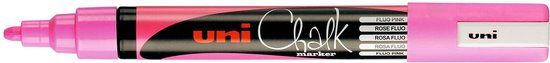 Uni-Ball Vloeibare krijtstiften PWE-5M Roze (6 Stuks)