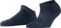 FALKE ClimaWool kort eenkleurig wol lyocell sneakersokken enkelsokken dames blauw - maat 37-38